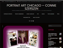 Tablet Screenshot of portraitartchicago.com
